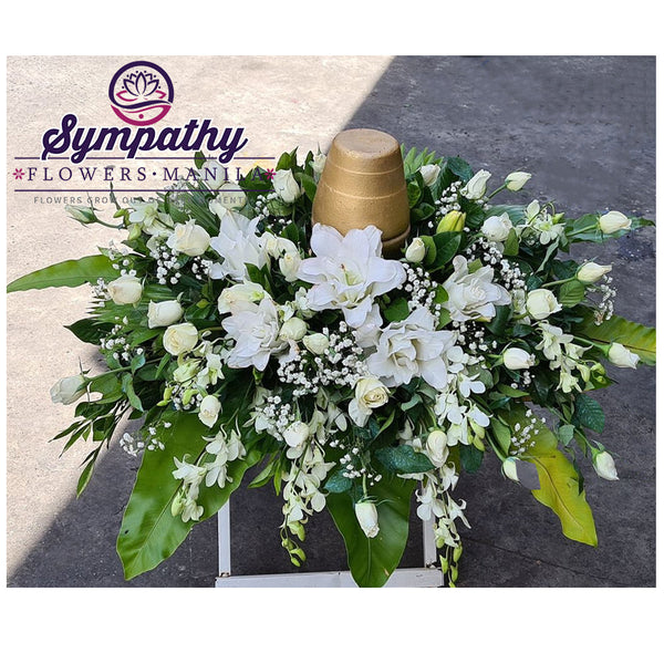 Simply Serene Urn Flowers