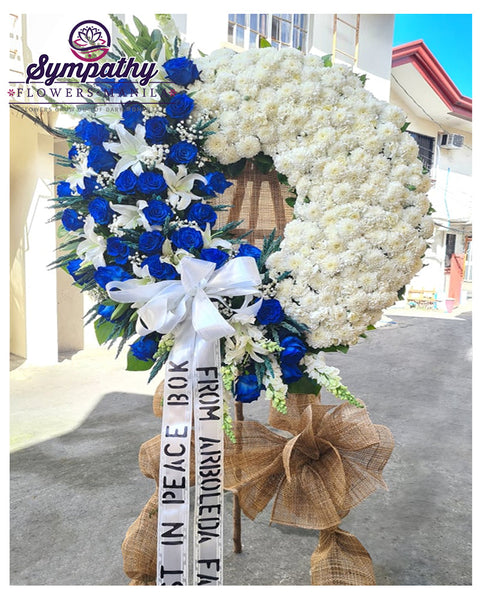 Blue by You Sympathy Flowers